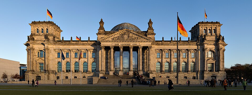 Das Reichstagsgebäude in Berlin