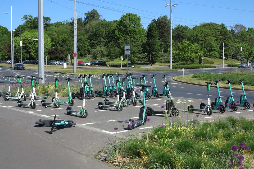 E-Scooter im Stadtverkehr