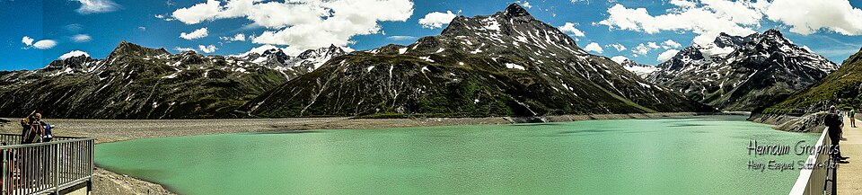 Alpenpass in der Silvretta
